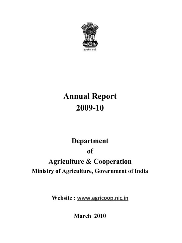 Annual Report for Government of India by Magnum Custom Publishing